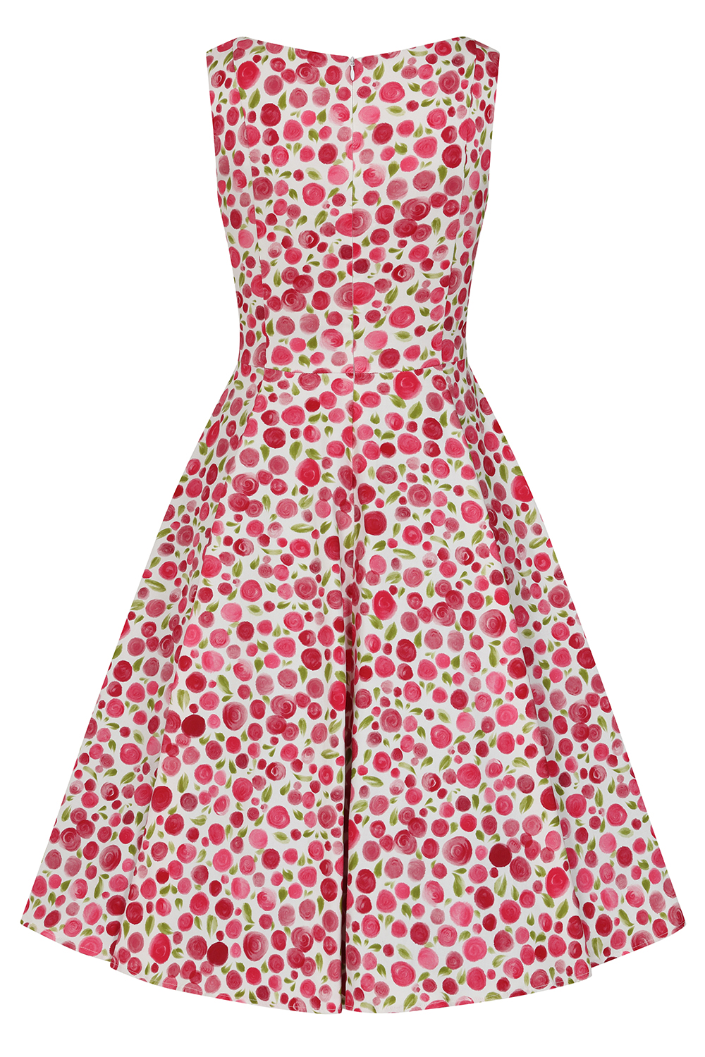 Rosy Petal Swing Dress